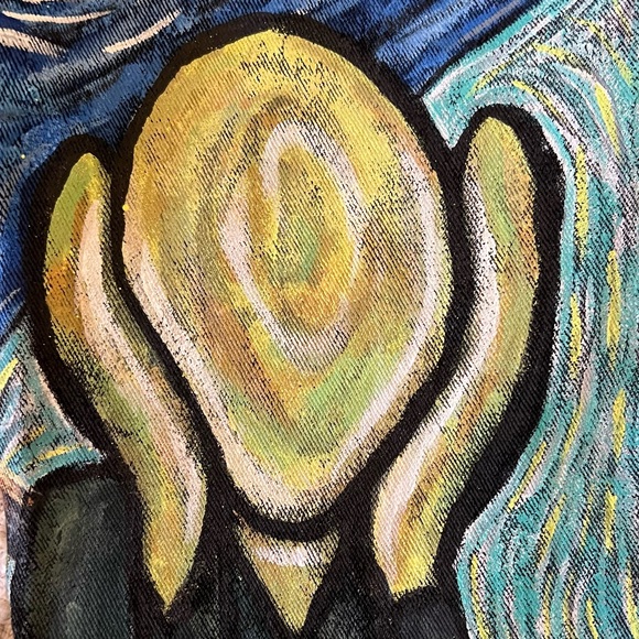 Hand-Painted Scream Pants - Picture 4 of 11